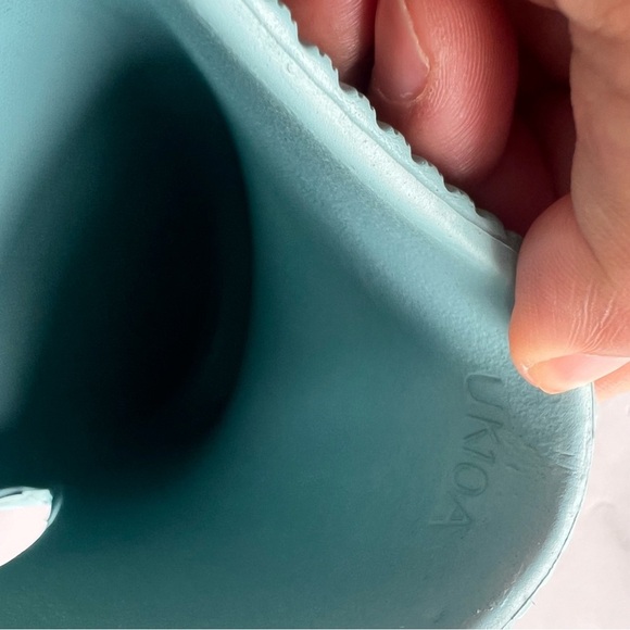 HUNTER Size 11 In/Out Bloom Algae Foam Birdseye Blue Clog New - Picture 5 of 5